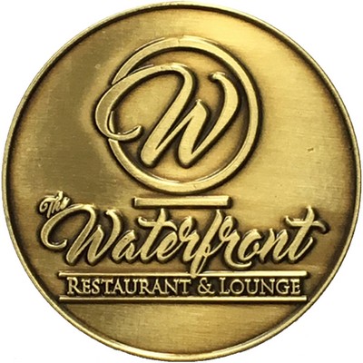 Zinc Die Cast Challenge Coins - 1-1/2" DIA x 3/25" D